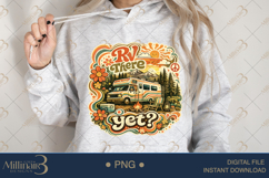 Groovy Camping PNG Bundle, 20 Retro Camping Sublimation Desi Product Image 5