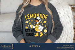 Lemonade Stand Boss PNG |Funny Summer Goose Clipart Product Image 3