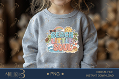 Beach Little Soul PNG, Cute Summer Beach Design, Kids Summer Product Image 4
