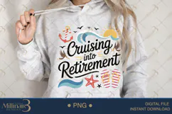 Cruising Into Retirement PNG |Retirement Party Clipar Product Image 4