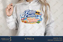 Filling Cavities Making Summer Memories PNG, Funny Dental Product Image 3