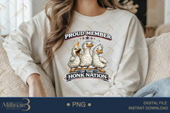 Proud Member of the Honk Nation PNG, Funny Patriotic Goose S Product Image 4