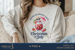 Summer Vibes Christmas in July PNG Sublimation Product Image 4