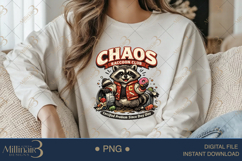 Chaos Raccoon Club PNG, Funny Raccoon Sublimation Design, Ce Product Image 4