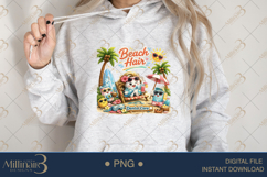 Beach Hair Dental Care PNG, Funny Dental Assistant Summer De Product Image 4