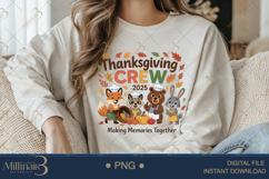 Thanksgiving Crew 2025 PNG |High Res Sublimation Design Product Image 4