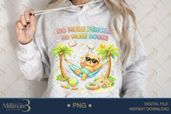 No More Pencils No More Books PNG Funny End of School Clipa Product Image 4