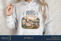 Quiet People Club PNG, Introvert Goose Sublimation Design, Product Image 4