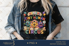 Welcome to the Tiny Human Circus PNG, Funny Teacher Design w Product Image 4