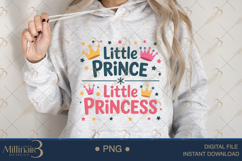 Little Prince or Little Princess PNG |Gender Reveal Party Product Image 4
