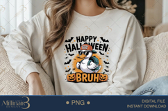 Happy Halloween, Bruh Sublimation PNG| Happy Halloween Product Image 3