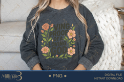 Boho Living Proof of a Loving God PNG |Christian Floral PNG Product Image 4
