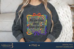 All for Love and Love for All PNG| Pride Sublimation Design Product Image 4