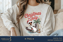 Christmas in July Goose Sublimation PNG | Goose Lover PNG Product Image 4