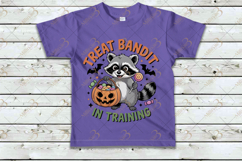 Treat Bandit In Training PNG Halloween Kids Design Product Image 4