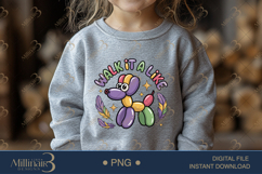 Walk It A Like Mardi Gras PNG, Balloon Dog Carnival Shirt Product Image 4