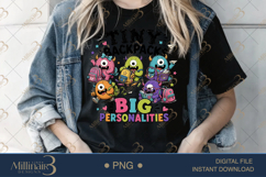 Tiny Backpacks Big Personalities PNG, Funny Teacher Back to Product Image 4