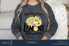 When Life Gives You Lemons Make Lemonade PNG | Cheerful Summ Product Image 3