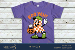 Boo Yah! PNG Funny Halloween Design |Cute Spooky Kitty Desi Product Image 4
