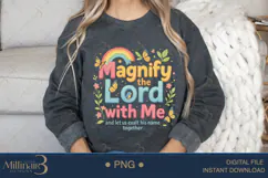 Magnify The Lord And Exalt His Name Together PNG, VBS Crew Product Image 4
