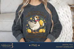 Funny Sarcastic Goose PNG | Sassy Summer Clipart|Funny Summe Product Image 3