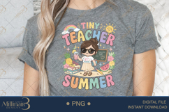 Tiny Teacher Summer PNG Cute Teacher Clipart | Back to Schoo Product Image 4