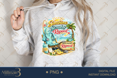 Sunshine Scrubs Repeat PNG, Dental Assistant Summer Sublimat Product Image 4