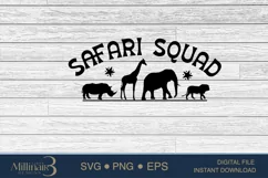 Safari SquadSVG PNG Sublimation |Family Zoo Trip , Safari Cr Product Image 4