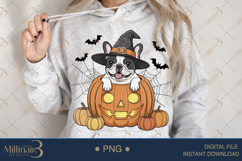 French Bulldog Halloween Pumpkin PNG |Ghost Dog, Pumpkin Pu Product Image 4