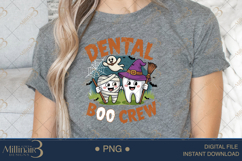 Dental Boo Crew PNG |Spooky Cute Halloween Sublimation Product Image 5