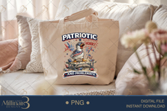 Patriotic and Problematic PNG, Funny Goose Fourth of July Product Image 5