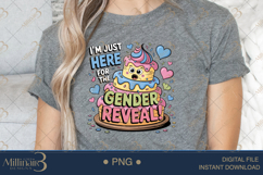I’m Just Here for the Gender Reveal Cake PNG |Gender Reveal Product Image 5