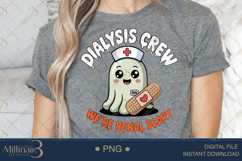 Dialysis Boo Crew PNG |Spooky Cute Halloween Sublimation Product Image 5