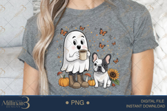 Halloween Dog Mom Club PNG |Ghost Dog, Pumpkin Pu Product Image 5