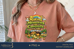 Making Memories One Campsite at a Time PNG, Retro Camping Su Product Image 5