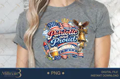 One Nation Under God PNG, Patriotic Christian Sublimation De Product Image 5