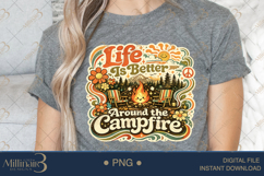Groovy Camping PNG Bundle, 20 Retro Camping Sublimation Desi Product Image 6