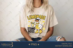 Lemonade Stand Boss PNG |Funny Summer Goose Clipart Product Image 4