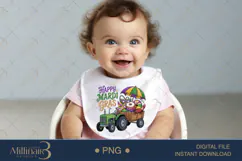 Happy Mardi Gras PNG, Mardi Gras Tractor Shirt Design with M Product Image 5