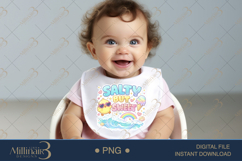 Salty But Sweet PNG Summer Beach Design, Cute Kids Shirt Gra Product Image 5