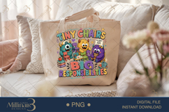Tiny Chairs Big Responsibilities PNG, Funny Teacher Design f Product Image 5
