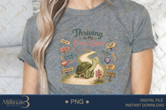 Thriving in My Own Lane PNG, Motivational Turtle Sublimation Product Image 5