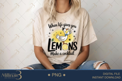 When Life Gives You Lemons Make Lemonade PNG | Cheerful Summ Product Image 4