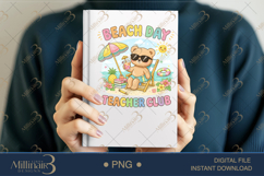 Beach Day Teacher Club PNG Cute Teacher Summer Clipart Product Image 5