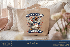 Honk Yeah America PNG, Funny Patriotic Goose Sublimation Des Product Image 4