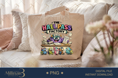 The Hall Pass Factory PNG, Funny Teacher Classroom Design, C Product Image 5