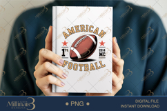 American Football PNG Clipart | Vintage Sports Ball Sublimat Product Image 5