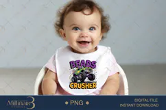 Beads Crusher PNG, Mardi Gras Monster Truck Shirt Design Pur Product Image 5