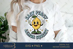 Easy Peasy Lemon Squeezy SVG PNG | Summer Vacation Family Product Image 5
