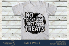 No Tricks Just Treats SVG PNG,Halloween Spooky Product Image 4